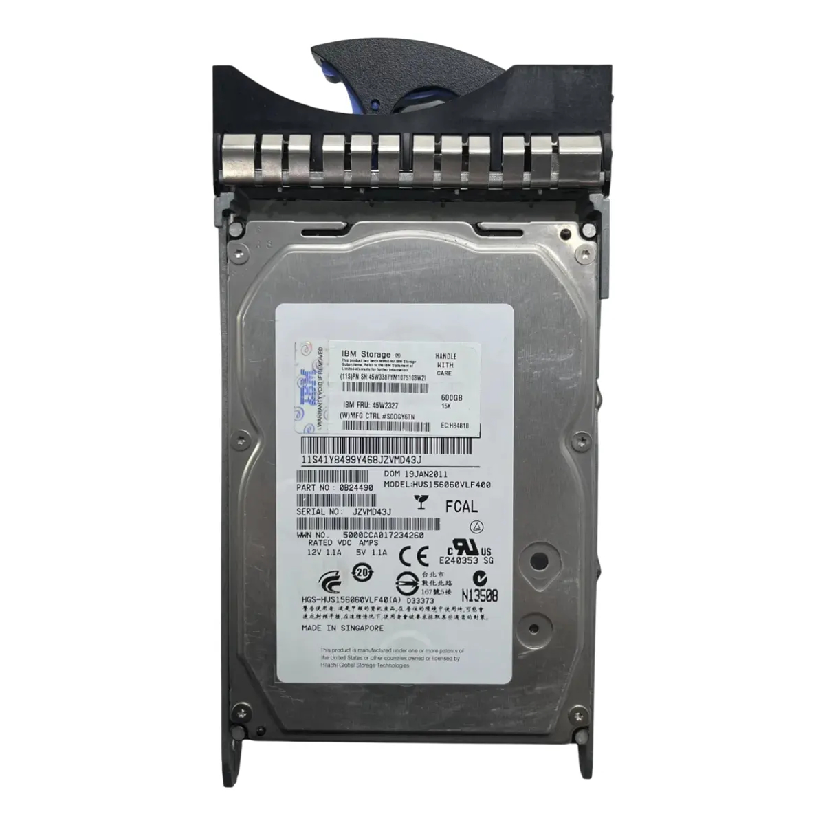 Hd Ibm 600gb 15k 3,5 Sas 4gb 45w2327 45w2349 45w3387 - Imagem 2