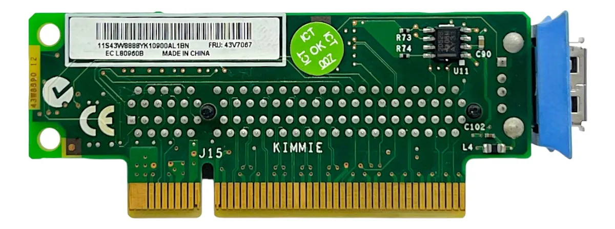 Riser Ibm X3550 M2/x3650 M3 43v7067 43w8888 - Imagem 3