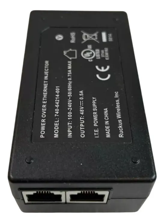 Fonte Poe Zoneflex Cord 2-ethernet Ports Lan 740-64214-001 - Imagem 3