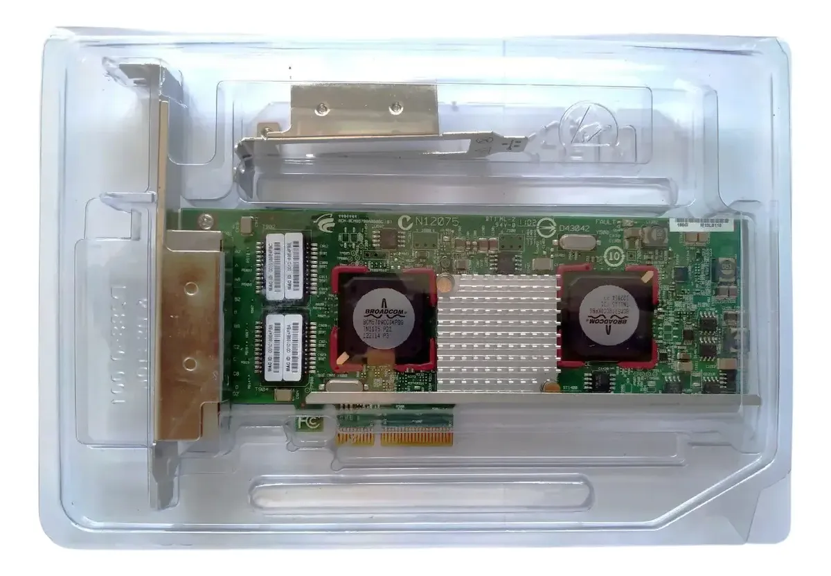Placa de Rede DELL 5709 1GB RJ45 4-Port 0P736R P736R - Imagem 6