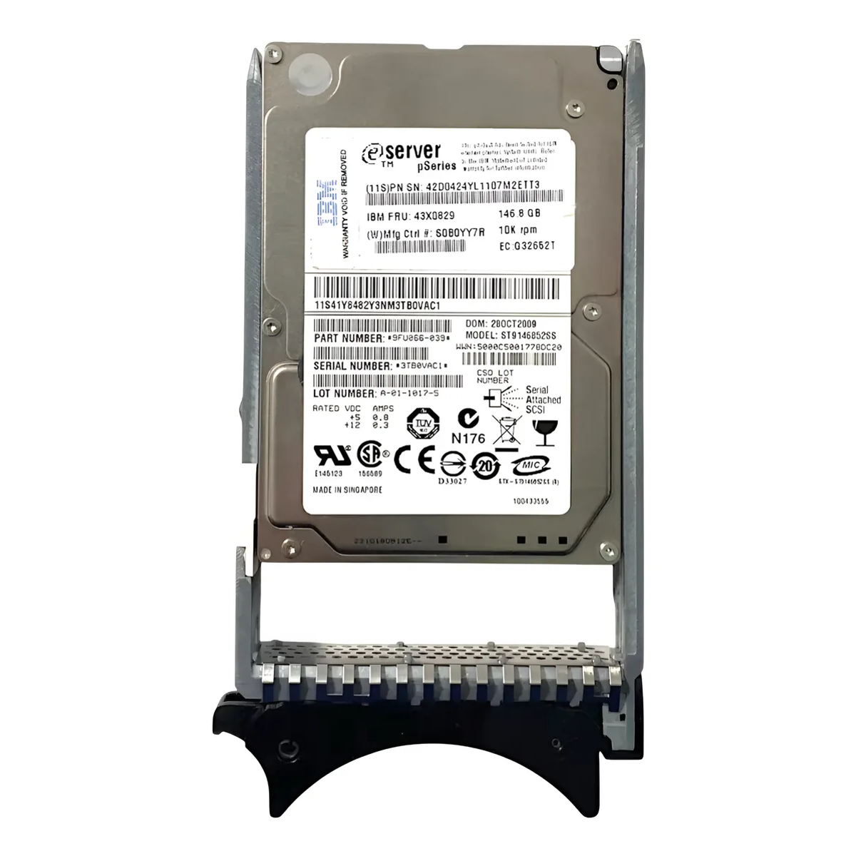 HD IBM 146GB 10K SAS 2.5 3GB 43X0829 42D0424 41Y8414 - Imagem 2