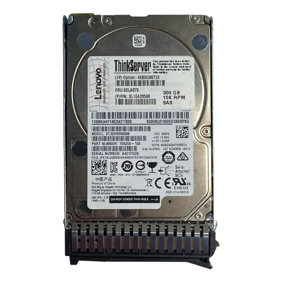 HD LENOVO 300GB 10K 2,5 SAS 12GB 00LA879 4XB0G88733 - Imagem 2