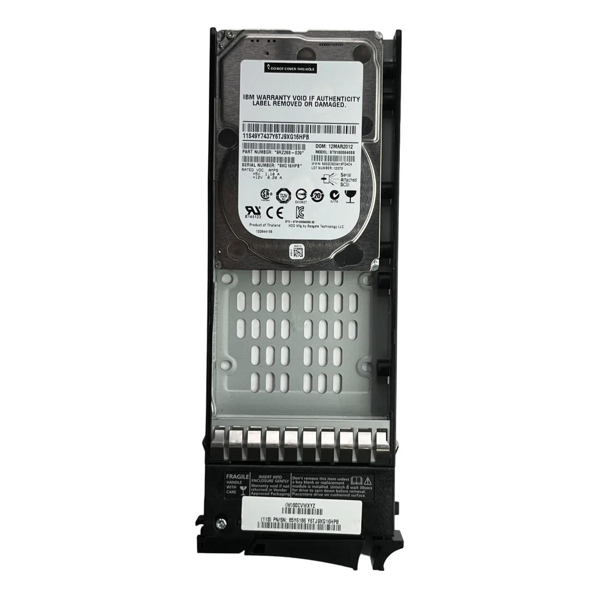 HD IBM 1TB 7.2K 6GB 2,5 SAS 85Y6186 - Imagem 2