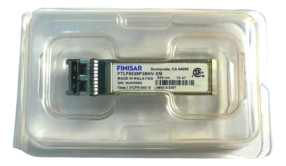 Gbic FINISAR 8GB SR SW MMF LC 150m FTLF8528P2BNV-EM - Imagem 3