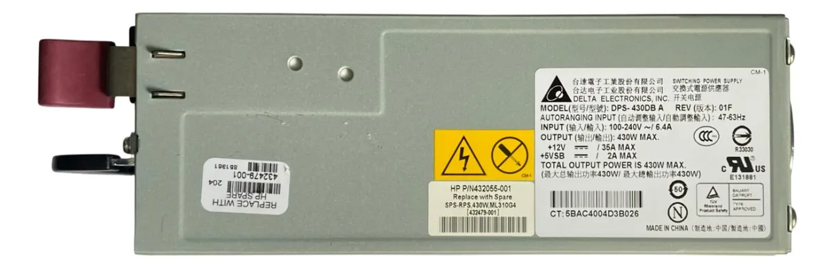 Fonte Hp 430w Para Servidor Ml310 432479-001 432055-001 - Imagem 2