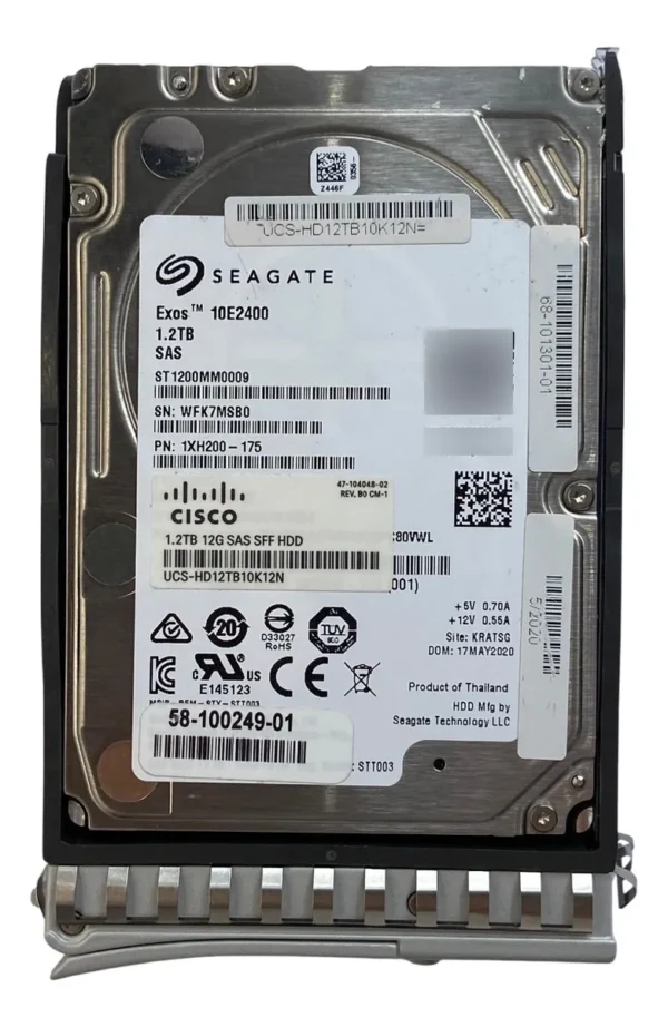Hd Cisco 1.2tb 10k 2.5 12g Sas Ucs-hd12tb10k12n Seminovo - Imagem 2