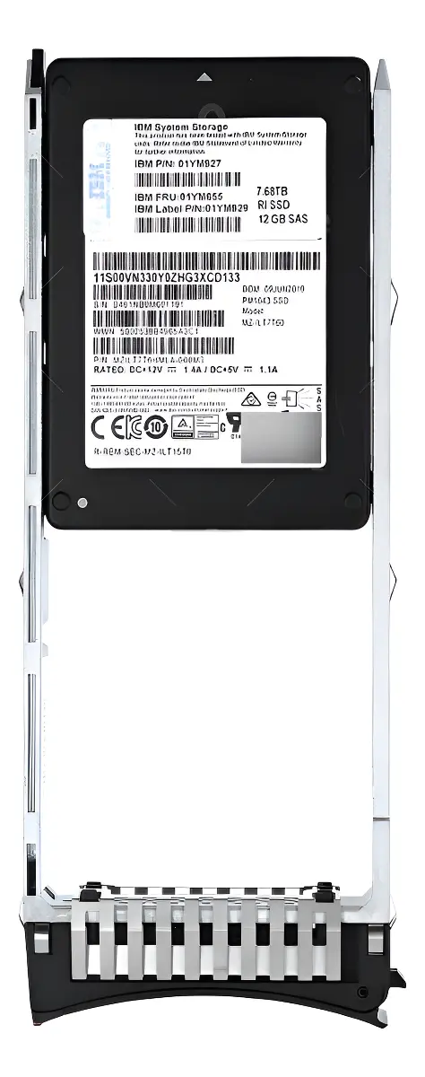 SSD IBM 7.68TB 12GB 2.5 SAS 01YM655 01YM927 01YM929 - Imagem 2