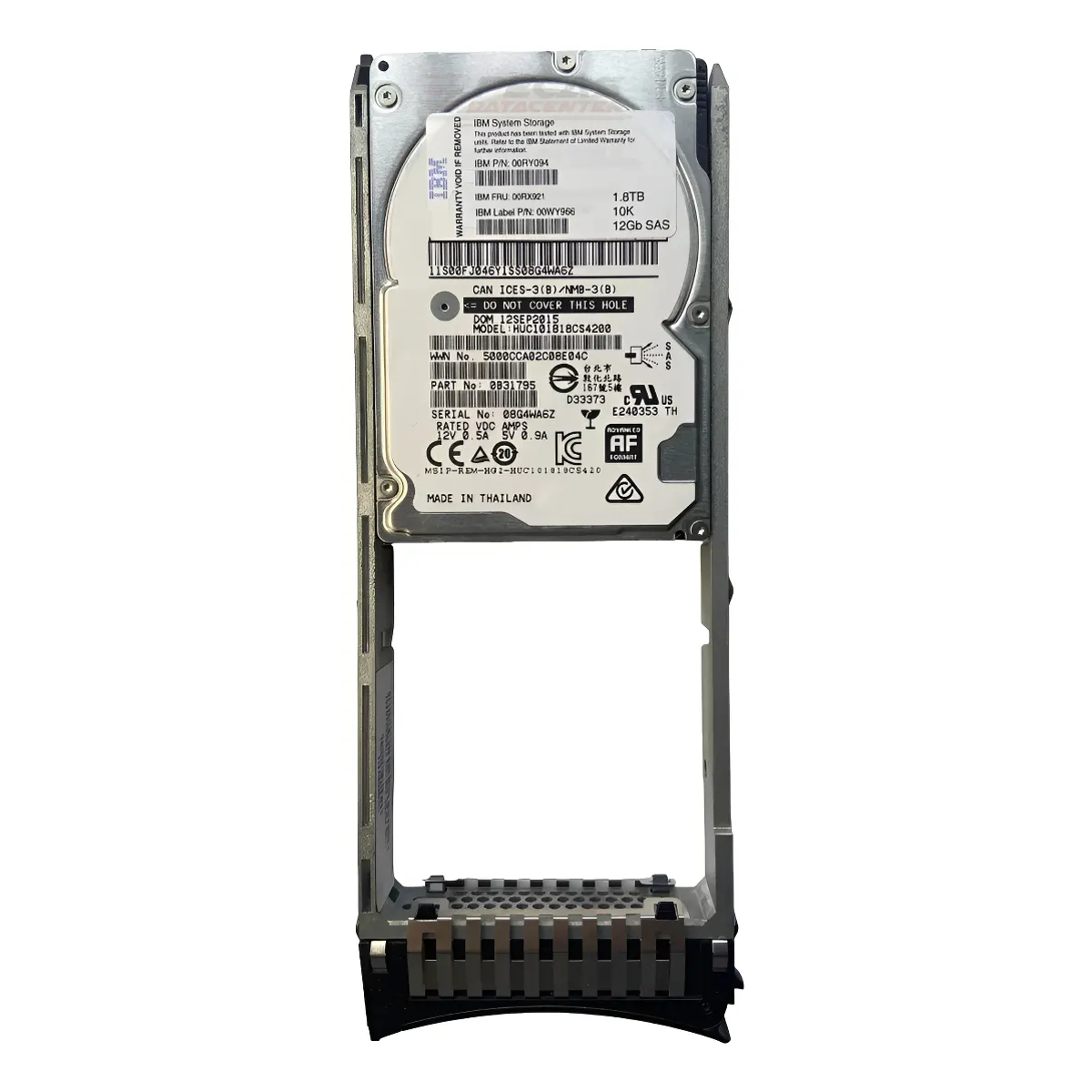 Hd Ibm 1.8tb 10k 2,5 12gb Sas 01ac598 01nn114 00ry094 00rx921 - Imagem 2