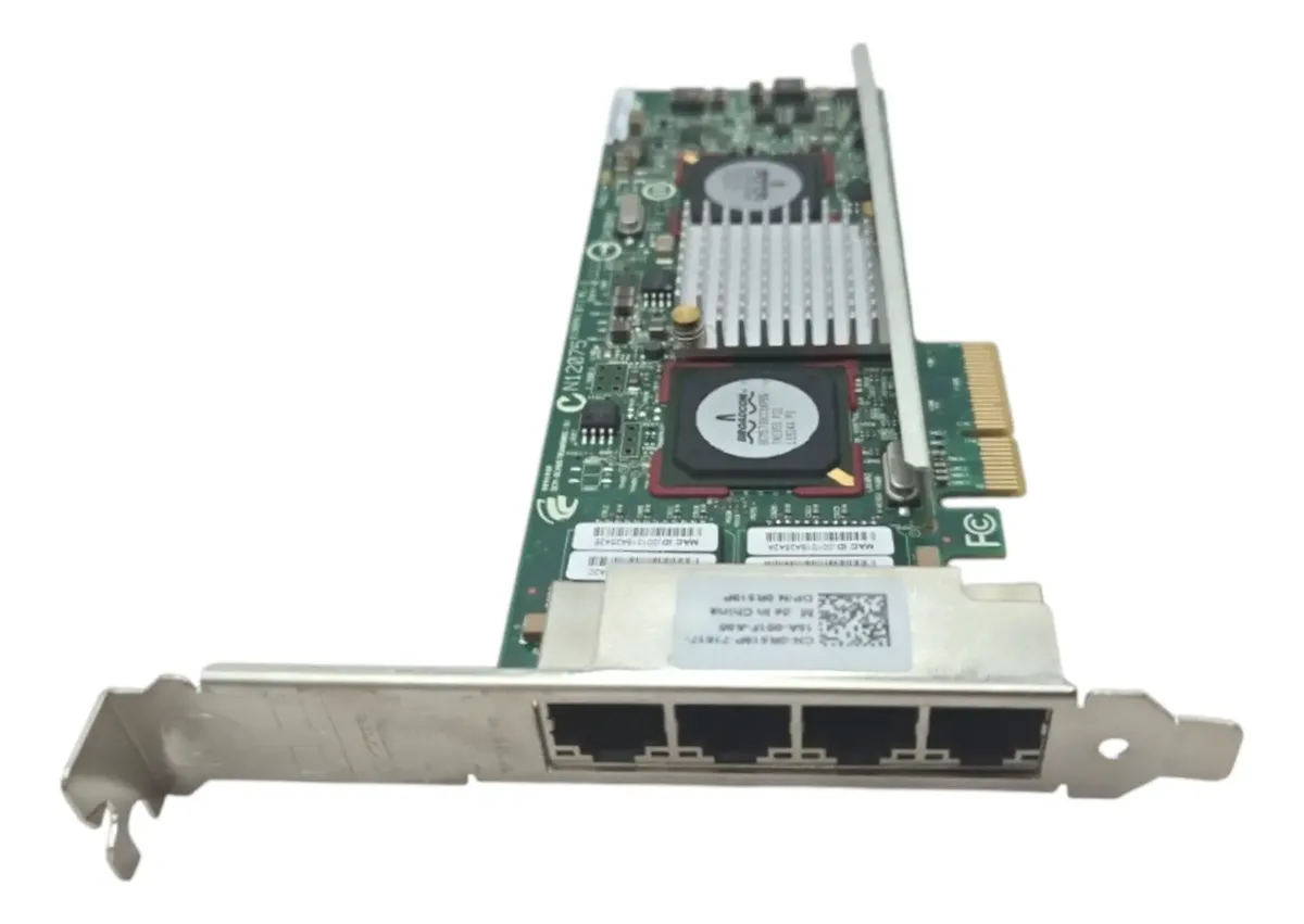 Placa de Rede DELL 5709 1GB RJ45 4-Port 0P736R P736R - Imagem 3