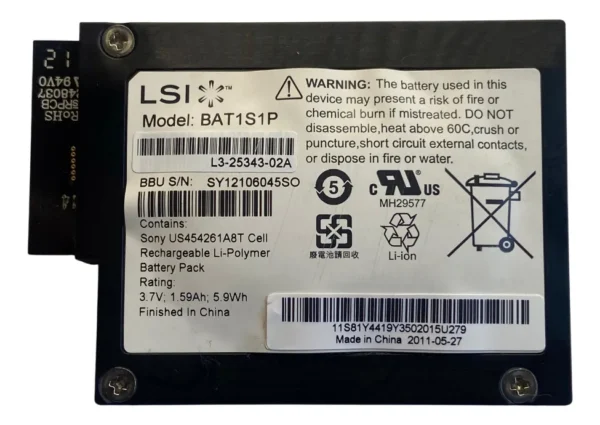 Bateria Ibm Lsi M5015 L3-25343-02a