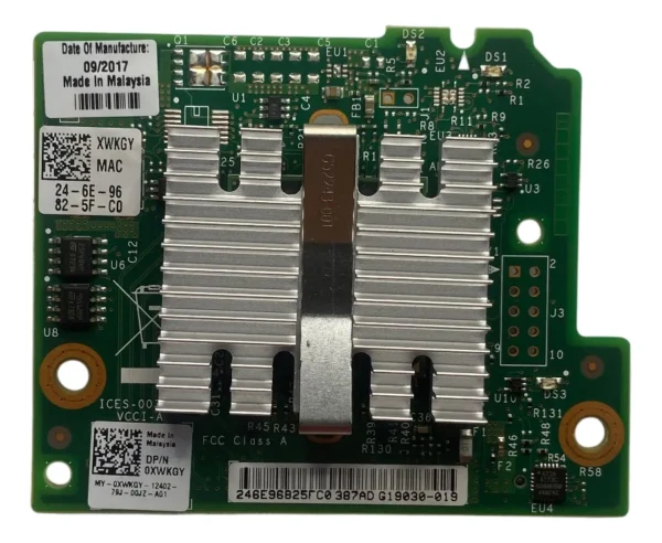 Placa Auxiliar de Rede DELL X520-DA 10GB Xwkgy 0xwkgy - Imagem 2