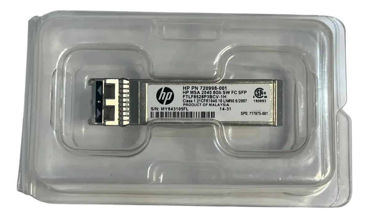 Gbic HP MSA 2040 8GB SW MMF LC 100m 720998-001 717875-001 - Imagem 3