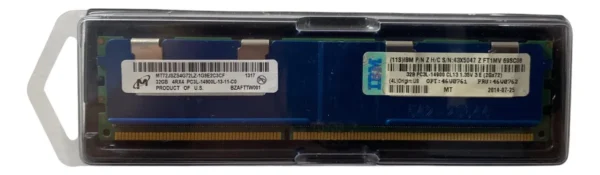 Memória Ibm 32gb 4rx4 Ddr3-14900 Lrdimm 46w0761 - Imagem 2