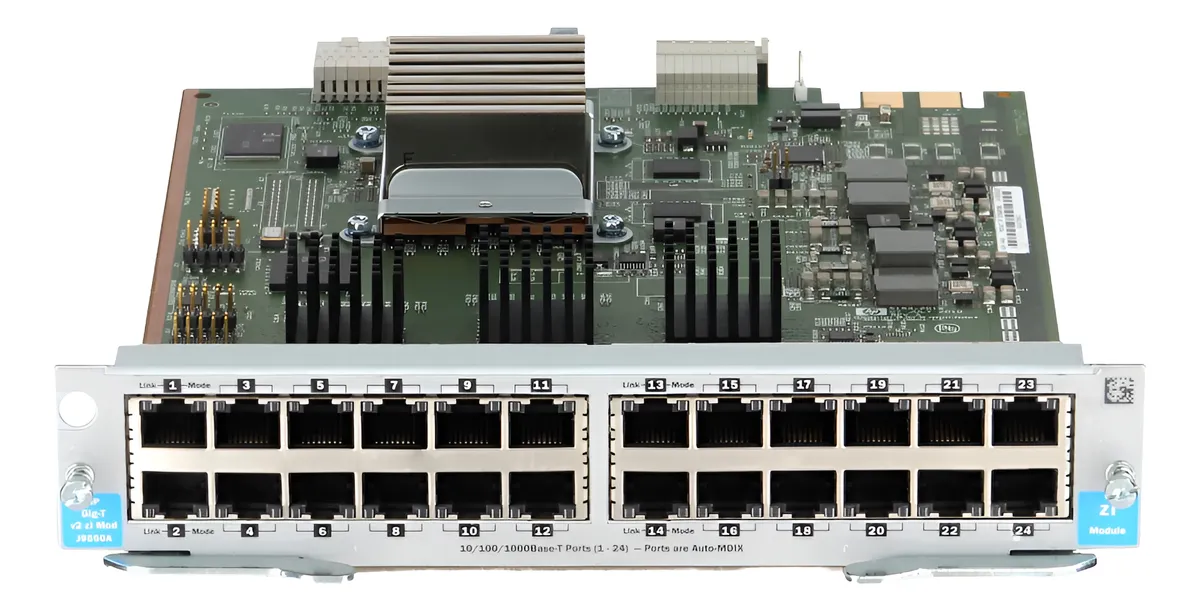 Módulo Ethernet Hp 24-portas Gig-t V2 Zl J9550a - Imagem 3