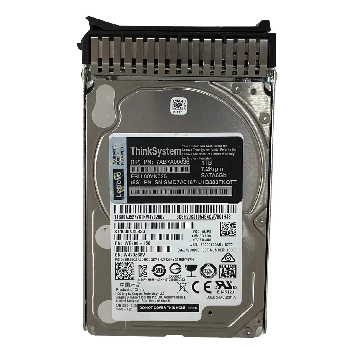 HD Lenovo ThinkSystem 1TB 7.2K 2,5 SATA 6GB 7XB7A00036 00YK025 - Imagem 2