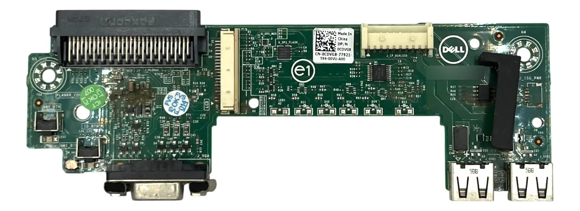 Painel Frontal DELL R530 USB VGA 0CDVG8 CDVG8 - Imagem 2