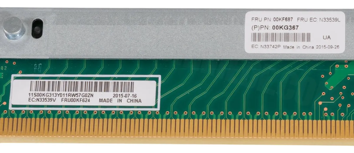 RISER IBM 1 X3550 M5 1-Slot x16 00KF687 00KF624 00KG367 - Imagem 4