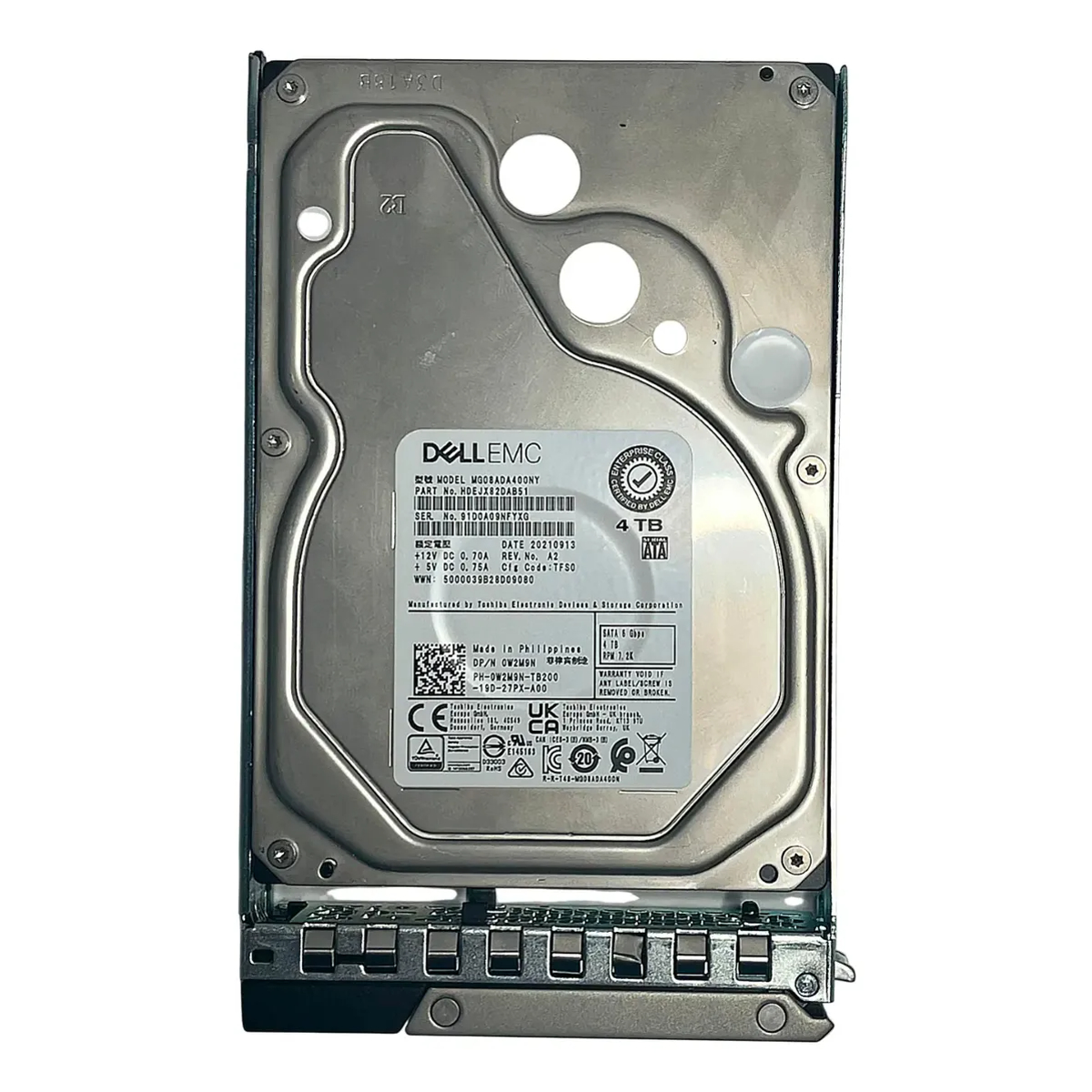 HD DELL 4TB 3.5 6G 7.2K SATA 0W2M9N W2M9N - Imagem 2