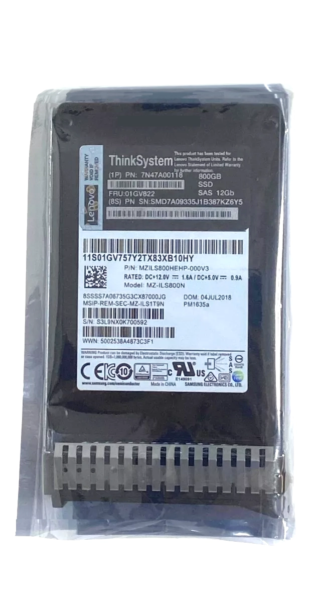 SSD LENOVO 800GB 2,5 SAS 12GB 01GV822 7N47A00118 - Imagem 4