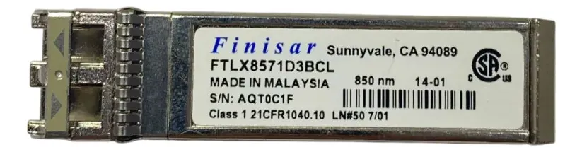GBIC FINISAR 10Gb SFP SR/SW FTLX8571D3BCL - Imagem 2