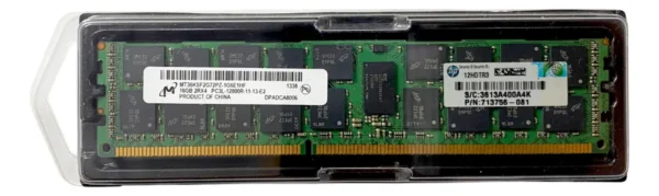 Memória Hp 16gb Ddr3-12800 Rdimm 713985-b21 713756-081 - Imagem 2