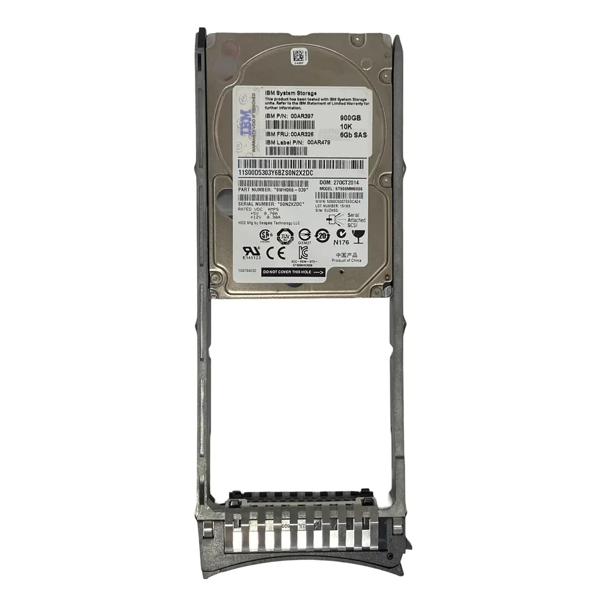 Hd Ibm 900gb 10k 2.5 Sas 6gb 00ar326 00ar397 00ar479 - Imagem 2