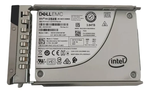 SSD DELL 3,84TB 2,5 SATA 6GB 0DC29P DC29P - Imagem 2