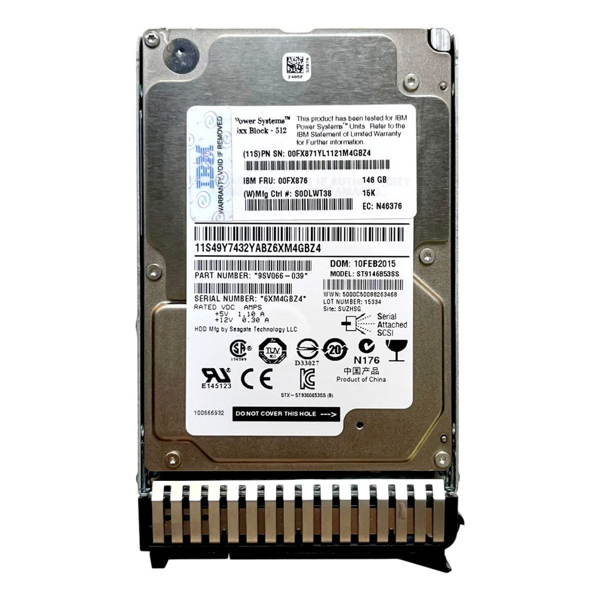 HD IBM 146GB 15K 2.5 SAS 6GB 00FX876 00FX871 - Imagem 3