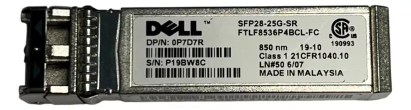 Dell Gbic Sfp28-25g-sr 850nm P7d7r 0p7d7r