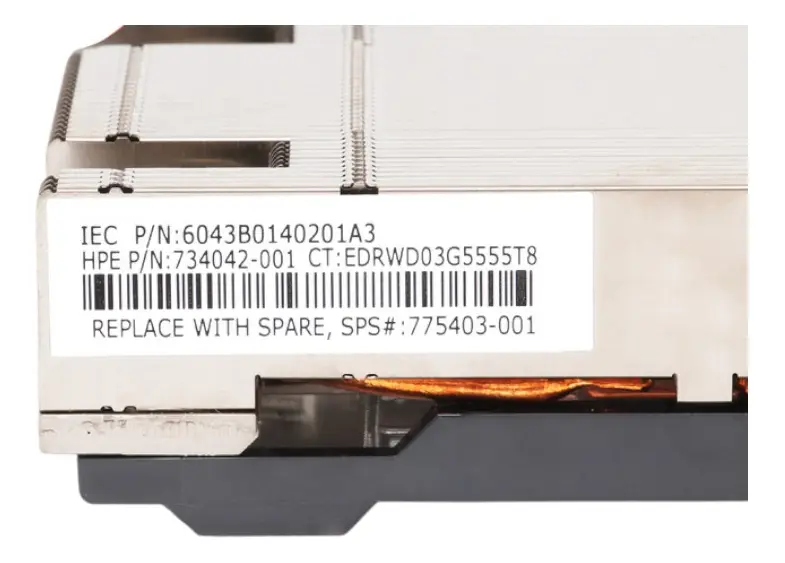 DISSIPADOR HP PROLIANT DL360 GEN9 775403-001 734042-001 - Imagem 3