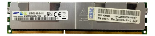 Memória Ibm 16gb 4rx4 Ddr3-1333 Lrdimm 49y1569 - Imagem 3