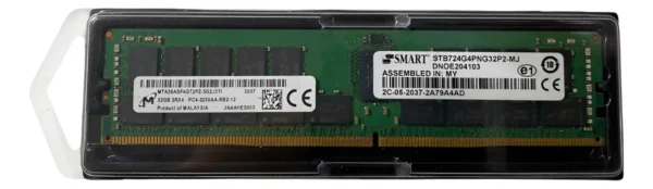 Memória Micron 32gb Pc4-3200 Rdimm Mta36asf4g72pz-3g2 - Imagem 2