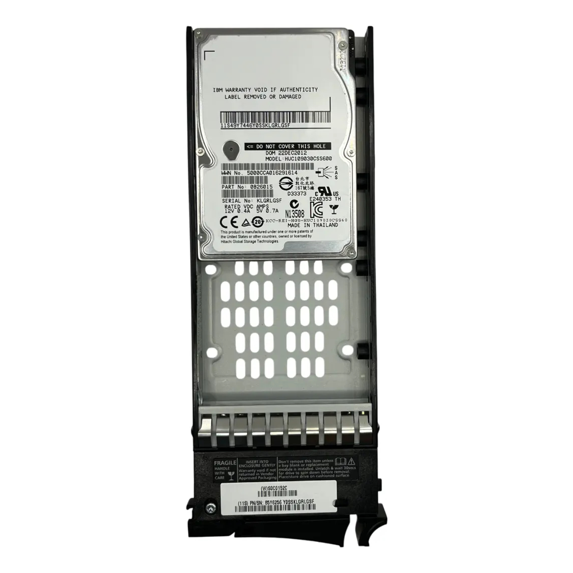 HD IBM 300GB 10K 6GB SAS 2.5 00Y2682 85Y5862 00L4519 - Imagem 2