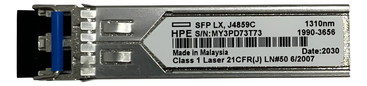 Gbic HP X121 1GB LX 10km SMF LC 1310nm J4859C 1990-3656 - Imagem 2