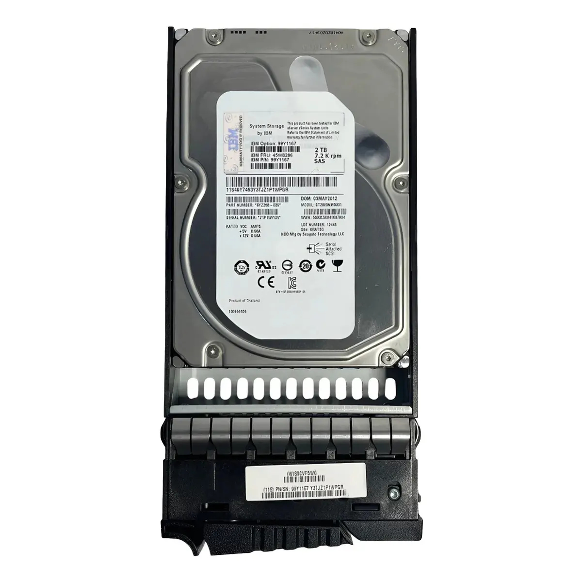 HD IBM 2TB 7.2K 3,5 SAS 6GB 45W8286 99Y1167 - Imagem 2