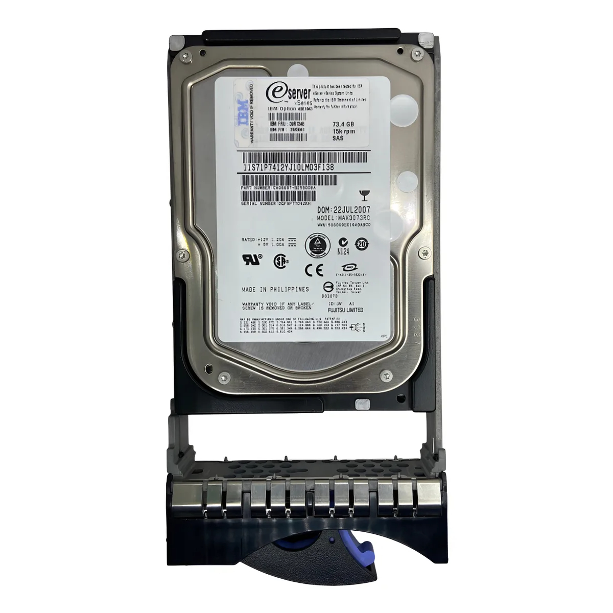 HD IBM 73GB 15K 3,5 SAS 39R7348 26K5841 40K1043 - Imagem 2