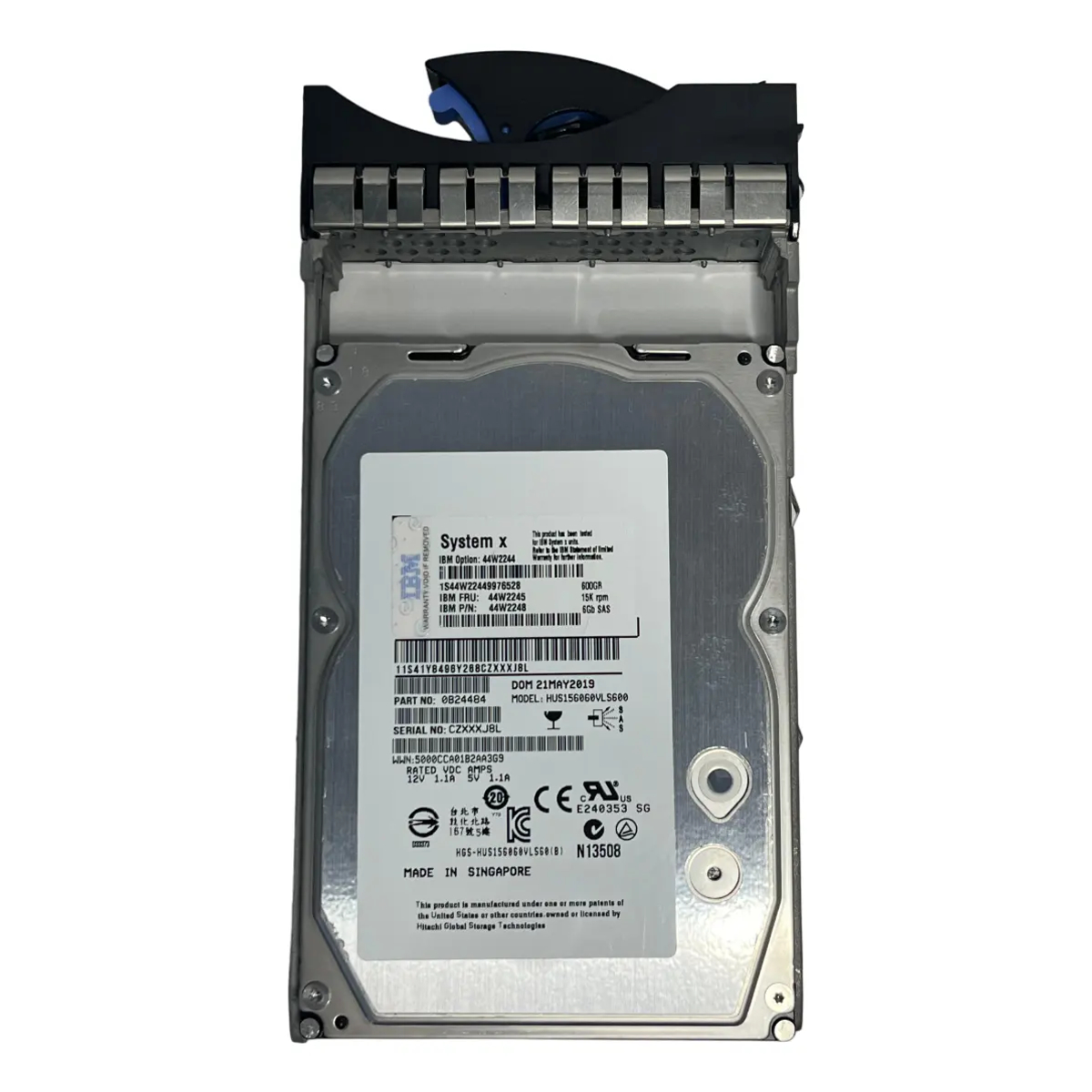 Hd Ibm 600gb 15k 3,5 Sas 6gb 44w2245 44w2248 44w2244 seminovo - Imagem 2