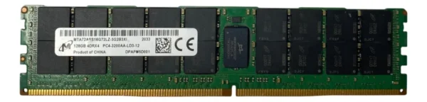 Memoria Micron 128gb Pc4-3200 Lrdimm Mta72ass16g72lz-3g2 - Imagem 3