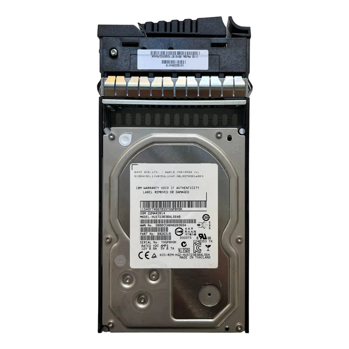 HD IBM 3TB 7.2K 3,5 SAS 6GB V7000 85Y6187 49Y7440 NOVO - Imagem 2