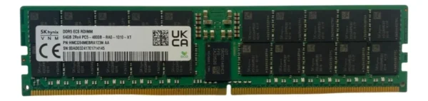 Memória Skhynix 64gb Ddr5-4800 Rdimm Hmcg94mebra123n - Imagem 3