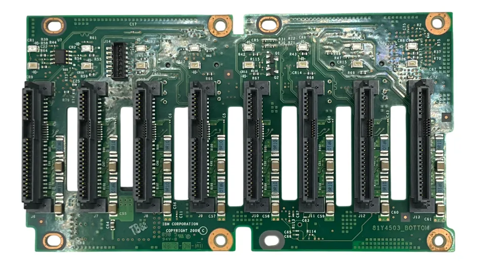 Backplane Ibm 8-port X3650 M4 94y7751 46c9089 - Imagem 3