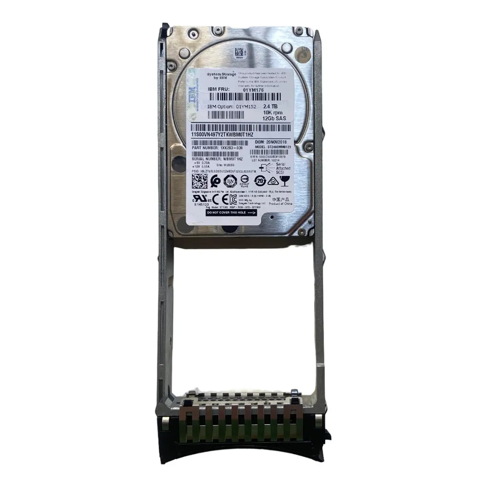 HD IBM 2.4TB 10K 2,5 12GB SAS 01YM176 01YM150 01YM152 - Imagem 2