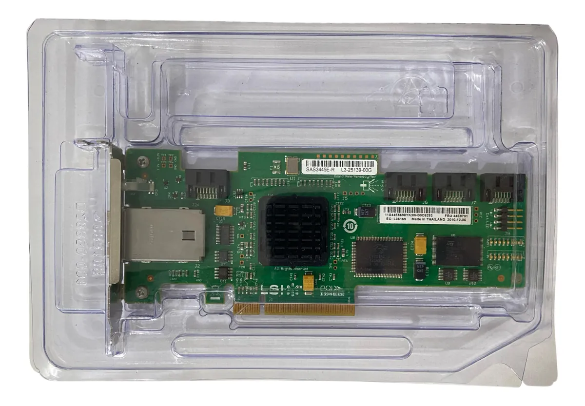 IBM HBA SAS3445E-R 3GB SAS 1-Port 44E8701 44E8698 L3-25139-00G - Imagem 4