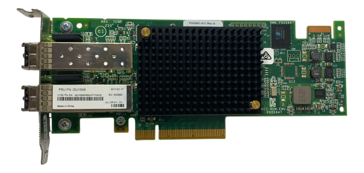 Hba Lenovo Lpe16002 16gb Fc 2-port 81Y1662 00JY849 - Imagem 2