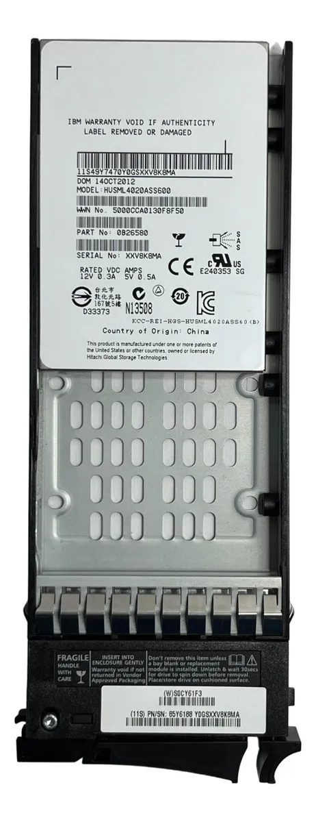 SSD IBM 200GB 2,5 6GB SAS 85Y6188 - Imagem 2