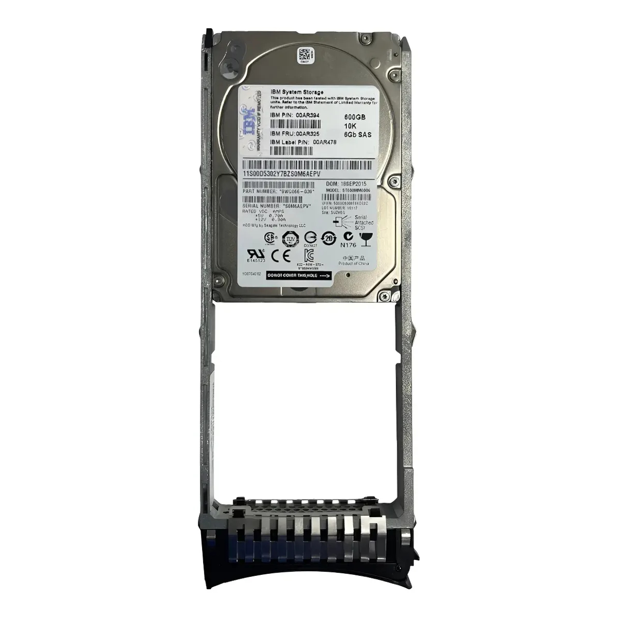 HD IBM 600GB 6GB 2.5 SAS 10K 00AR325 00AR394 00AR478 - Imagem 2