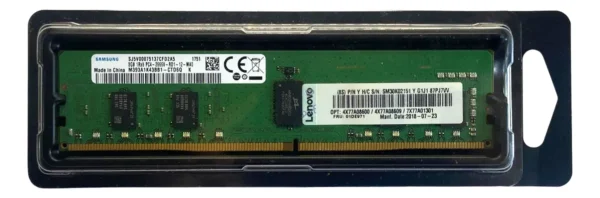 Memória Lenovo 8gb Ddr4-2666mhz Rdimm 01de971 7x77a01301 - Imagem 2