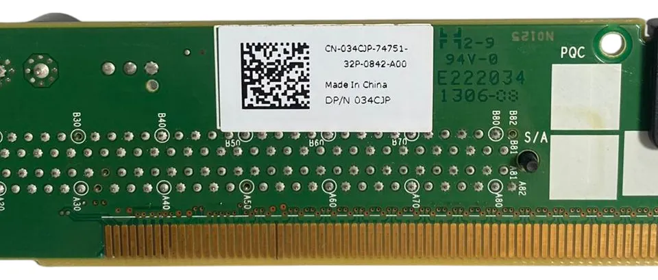Riser Card Dell Pcie X16 P/ R620 034cjp 34cjp - Imagem 4