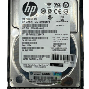Hd Hp 1tb 7.2k Sas 6g 653954-001 605832-002 652749-b21