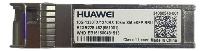 Gbic Huawei 10GB LW BiDi 10Km SMF LC 1310nm RTXM228-462 - Imagem 2